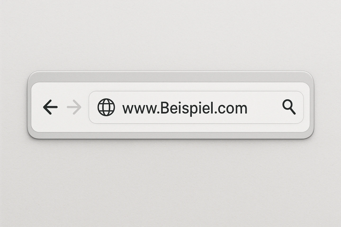 Beispiel-Browserzeile